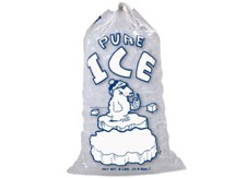 8 lb / 10 lb / 20 lb Ice Bags with Drawstring picture
