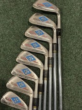 Vintage Northwestern Thunderbird Stainless Irons 2-9 Steel Bubble Shaft Original picture