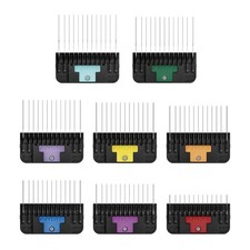 Andis Premium Clip Comb Set, 8 Color-Coded Hair Clipper Combs picture