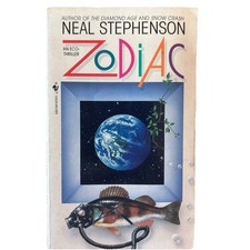 Zodiac Neal Stephenson Eco-Thriller Bantam Books 1995 Paperback ISBN 0553573861 picture