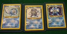 Wizards of the Coast Pokemon Base Set Poliwag/Whirl/Wrath Holo Lot 1999- star picture