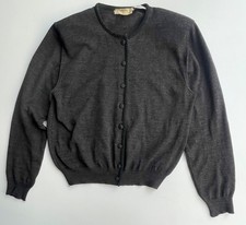 Rare Vintage 80s 90s VALENTINO STUDIO 100% Wool Cardigan Sweater Womens Italy picture