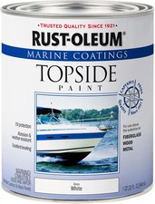 Marine Coatings Topside Paint Quart White Durable High Gloss Finish For Boats picture