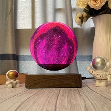Levitating Magnetic Moon Lamp 16 Color LED Rotating Night Light Decor Gift picture