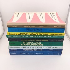 Vintage Dover Advanced Mathematics Math Paperback Books (Lot of 10) picture