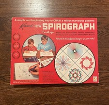 Vintage 1967 Kenner's Spirograph Set In Box With Original Wheels, Pens & Booklet picture