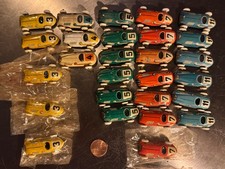 RARE 1950's Vintage Biller Penny Tin Toy US Zone Germany Race Car Lot of 27 picture