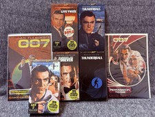James Bond VHS Collector Lot 3 Sealed Dr No You Only Live Twice Diamonds +Comics picture