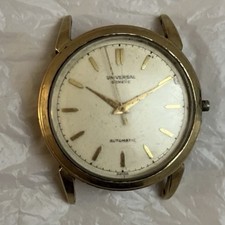 Vintage Universal Geneve Automatic Bumper Watch 10K Gold Filled VTG 1950s 50s picture