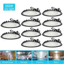 10 Pack 300W UFO Led High Bay Light Commercial Industrial Factory Led Shop Light picture