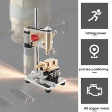 Small Tabel Vise Watchmaker Precision Bench Drill Crown Punch Bench Drill NEW picture