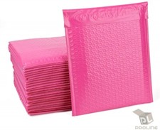 400 Pink Poly Bubble Padded Envelopes Self-Sealing Mailers 8.5X12 (Inner 8.5x11) picture