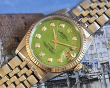 1997 Tudor Prince Oysterdate  Rolex-era 34mm Gold Bezel Automatic Clean & Chic  picture