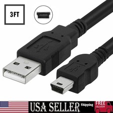 3FT Mini USB Data Sync Charger Charging Cable Cord SatNavs, Dash Cam picture