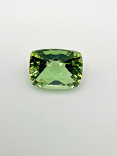 4.69 Ct Fine Natural Green Tourmaline Cushion Cut Loose Gemstone 11 x 9 mm picture
