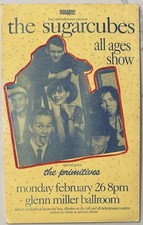 The Sugarcubes + The Primitives 1990 Boulder, CO Concert Poster (16.25”x10”) picture