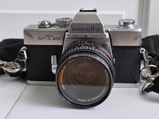 Minolta SR-T 201 35mm SLR Film Camera w/ MD Rokkor-X 50mm f/1.7 Lens Tested picture