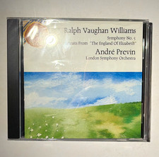 Ralph Vaughan Williams Symphony No. 5 & Concerto in F Minor Previn RCA CD picture
