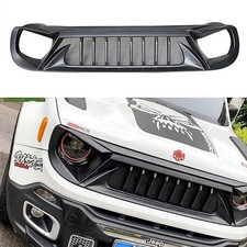 For 2019-2022 Jeep Renegade Matte Black Front Bumper Grille Center Mesh Grill US picture