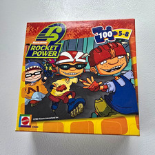 Mattel Rocket Power Nickelodeon 100-Piece Cardboard Jigsaw Puzzle 2002 picture