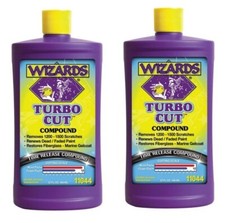 Wizards 11044 Turbo Cut Time Release High Gloss Finish Compound (2 Pack) picture
