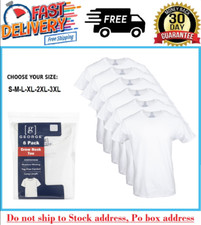 George Men's ultra soft Crew Neck T-shirts , 6-Pack Size FROM S To 3XL picture