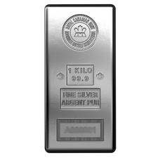 1 Kilo Royal Canadian Mint RCM Silver Bar .999 Fine picture
