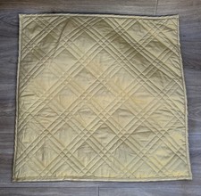 VTG Ralph Lauren ANNE MARIE QUILT Tuilleries Yellow Euro Sham Sateen NWOT picture