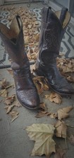 Justin Alligator Men's Size 9D Brown picture