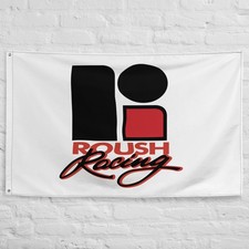 Roush Racing Flag 3x5 ft Garage Banner Man Cave Wall Decor picture