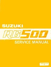 85-87 Suzuki RG500 Service-Shop-Repair-Maintenance Manual, Hard Copy Comb Bound picture