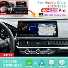 12.3 inch 2K Screen Android Car Radio For Honda Civic 2023-2025 CarPlay GPS BT picture
