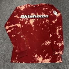 Vintage Oklahoma Sooners Shirt Men Small Nike Red University NCAA Y2K College picture