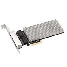 2.5G PCIE-X4 Gigabit Network Adapter Intel I226-T4 Ethernet Card RJ45 Quad Port picture
