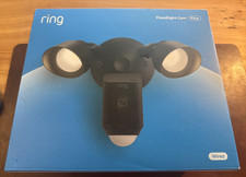 Ring Floodlight Cam Plus Outdoor Wired 1080p Surveillance Camera - Black SEALED picture