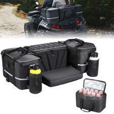 KEMIMOTO 74L ATV Rear Cooler Storage Bag Pack Seat Padded Bottom Bags w/Cushion picture