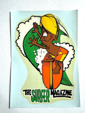 Rare 1970's Large Surfer Magazine Decal picture