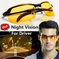 Mens Anti Glare Night Driving Glasses HD Polarized Mirror Lens Vision Same Day  picture