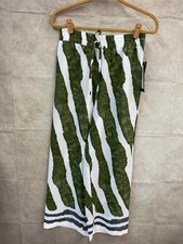NYCC Women's White/Green Pants Size S picture
