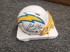 Austin Ekeler 30 Chargers Autographed Mini Speed Riddell Helmet Schwartz G2U picture