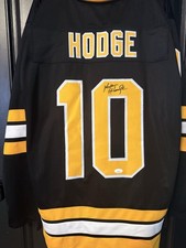 Ken Hodge Sr Autographed JSA Certified Boston Bruins Jersey picture