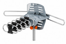 150 Mile Outdoor TV Antenna Motorized Amplified 4K 1080P VHF UHF 360° picture