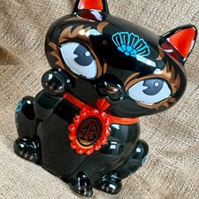 Kapu Unlucky Kitty Tiki Mug Artist Miss Fluff Tiki Farm Japanese Maneki Neko NIB picture