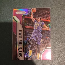 2016-17 Panini Prizm Anthony Davis Sky's the Limit Purple Prizm 75/75 BOOKEND picture