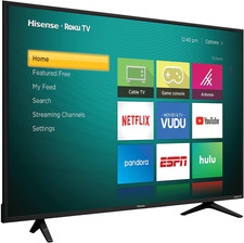 Hisense 65-Inch Class R6 Series 4K UHD Smart Roku TV with Alexa Compatibility, D picture