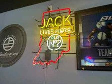 Indiana IN State Map Lives Here Neon Light Sign 24