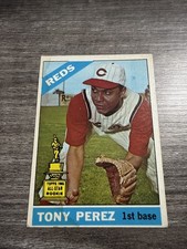1966 Topps Tony Perez #72 All-Star Rookie Cup HOF Cincinnati Reds EX/Light Stain picture