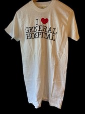 Vintage 1980s General Hospital T-Shirt Ladies M Soap Opera Promo Single Stitch picture