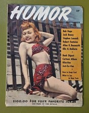 Vintage Humor Magazine #2 Aug-Sept 1946 - Pin Up & Humor - Bob Hope, Marx Bros. picture
