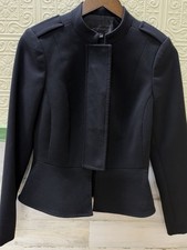 Worthington Women'Small Black Peplum Jacket Size Small picture